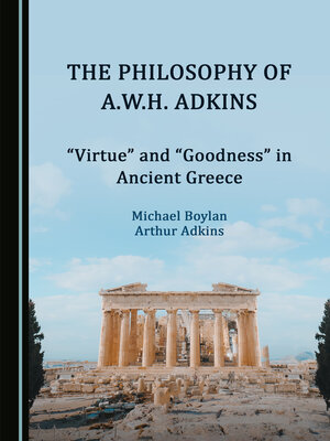 cover image of The Philosophy of A.W.H. Adkins